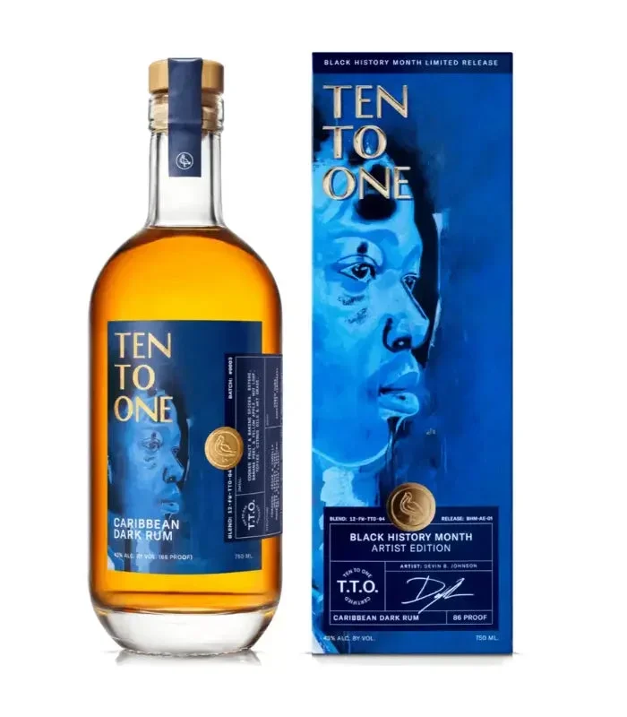 Ten To One Black History Month Artist Edition Rum 750mL