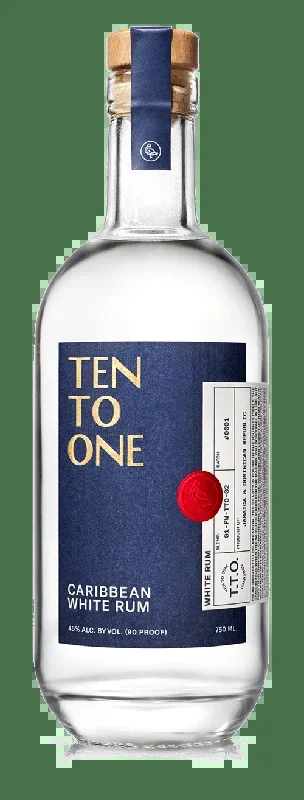 Ten To One Caribbean White Rum 750ml