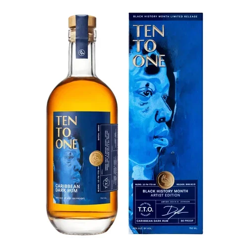 Ten To One Rum • Artist Edition Caribbean Dark Rum