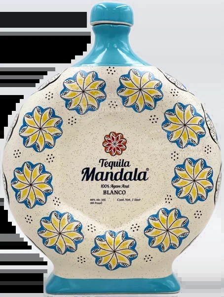 Tequila Mandala Blanco 1L Ceramic Bottle