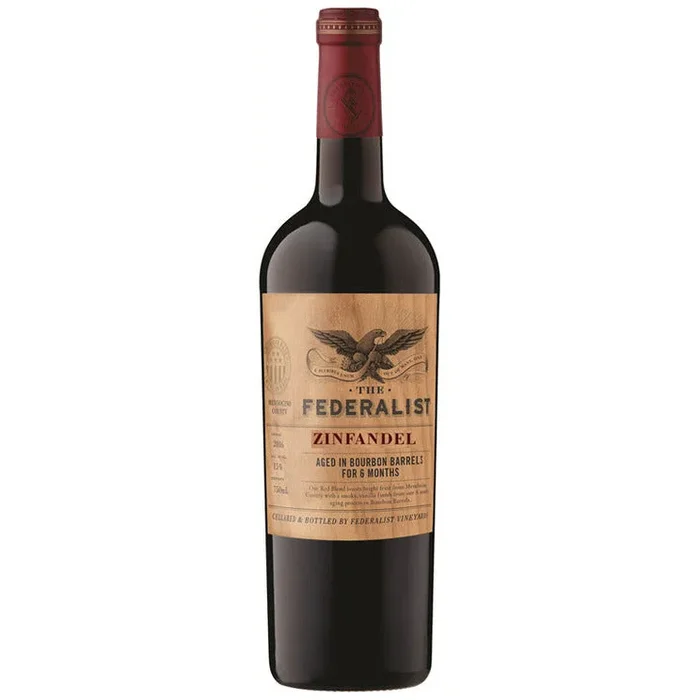 The Federalist Zinfandel Aged In Bourbon Barrels Mendocino County