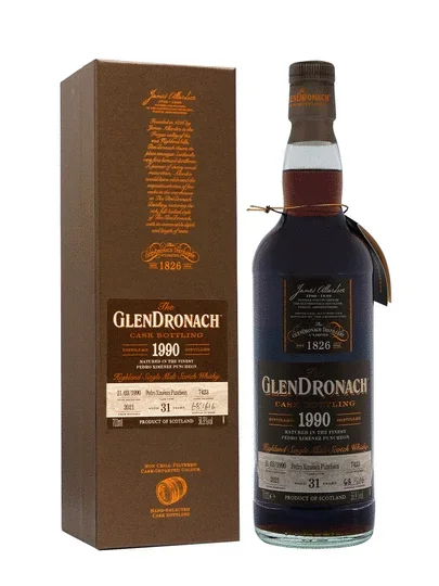 The Glendronach Pedro Ximenez Sherry Puncheon Single Cask 31 Year Old Single Malt Scotch Whisky