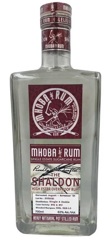 The Shaldon High Ester Overproof MHOBA South Africa Rum (126 Prf) – 700ml