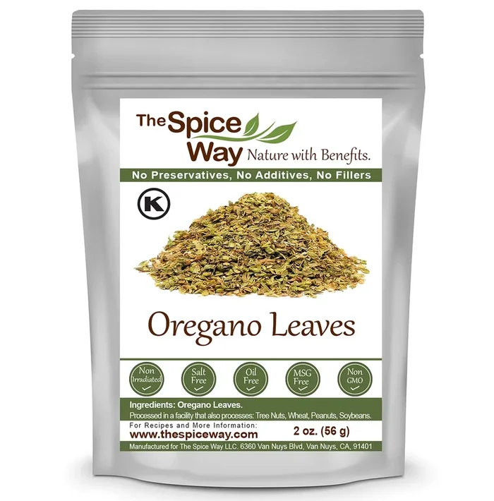 The Spice Way Oregano Leaves – (2 Oz) Dried Oregano Herb Leaf