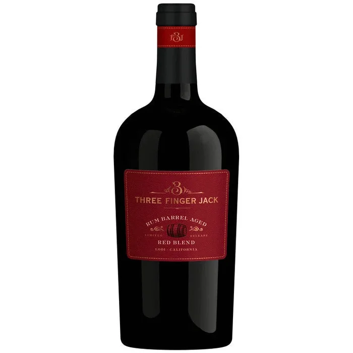 Three Finger Jack Rum Barrel Aged Red Blend Lodi