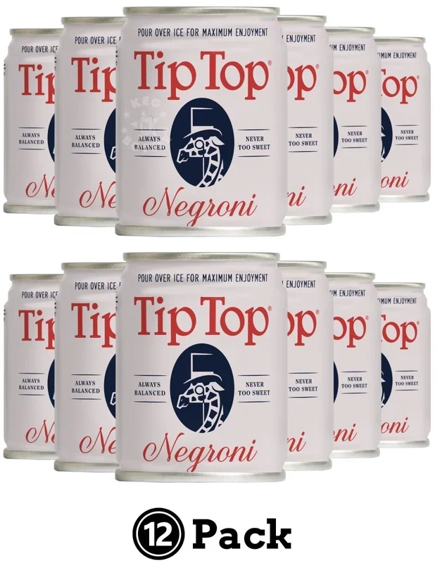 Tip Top Negroni Gin Cocktail – 12 Pack (100 ml)