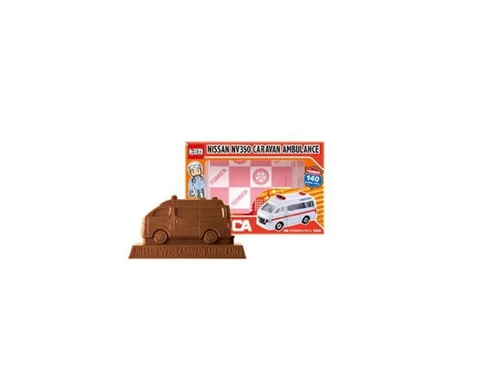 Tomica Chocolate: Nissan Caraven Ambulance