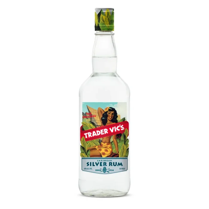 TRADER VIC’S LIGHT RUM SILVER 80 1.75L