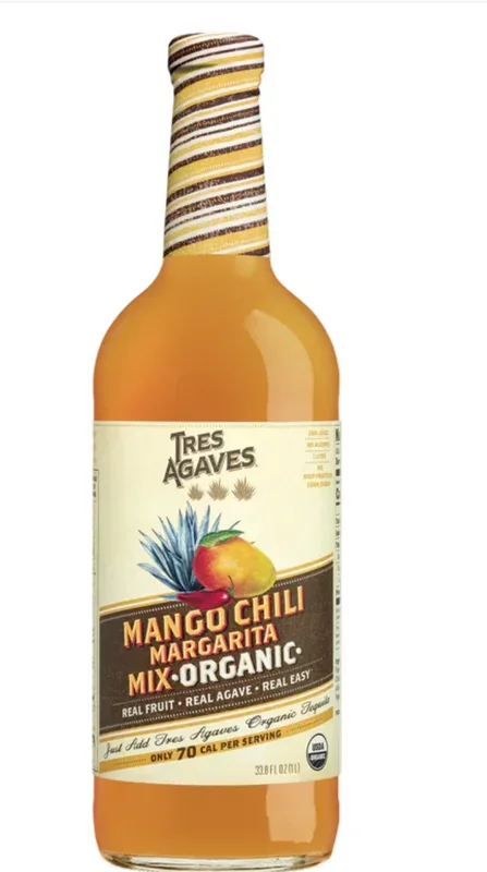 Tres Agaves Mango chilli Margarita Mix- organic 1 L
