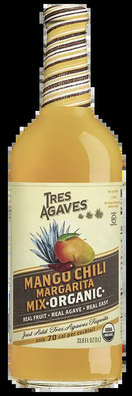 TRES AGAVES MARGARITA MIX ORGANIC MANGO CHILLI 1LI