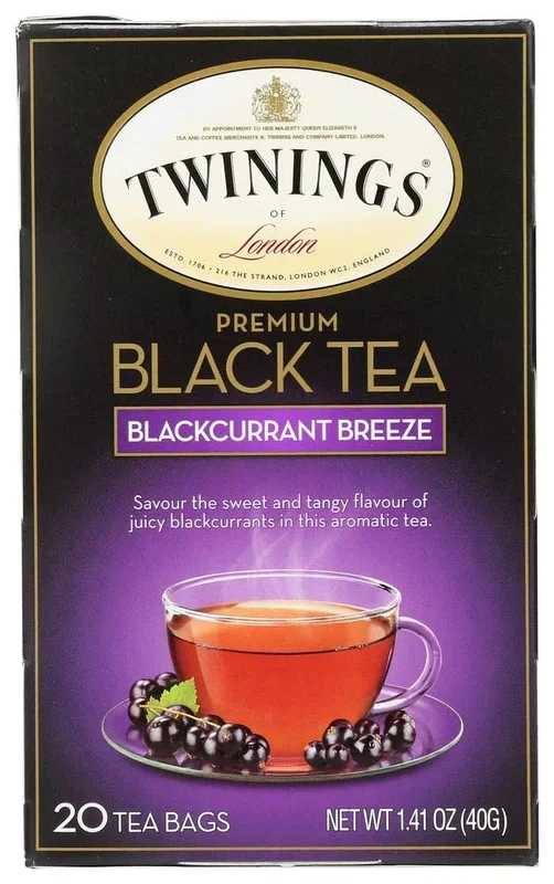 Twinings Blackcurrant Breeze Flavored Tea 20 Count