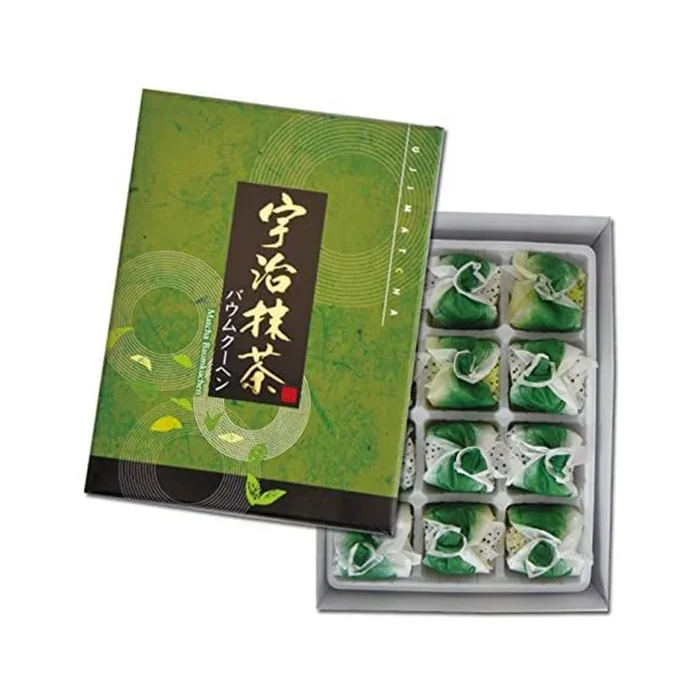 Uji Matcha Cream Baumkuchen Cake