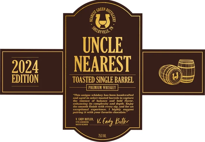 Uncle Nearest 2024 Edition Toasted Single Barrel Premium Whiskey