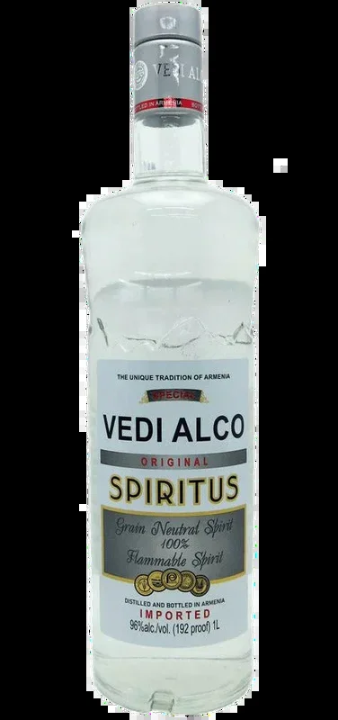 VEDI ALCO SPIRITUS NEUTRAL GRAIN SPIRIT 192PF 1LI