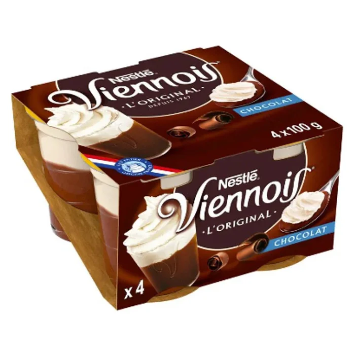 VIENNOIS CHOCOLATE MOUSSE 4X100G (#111470)