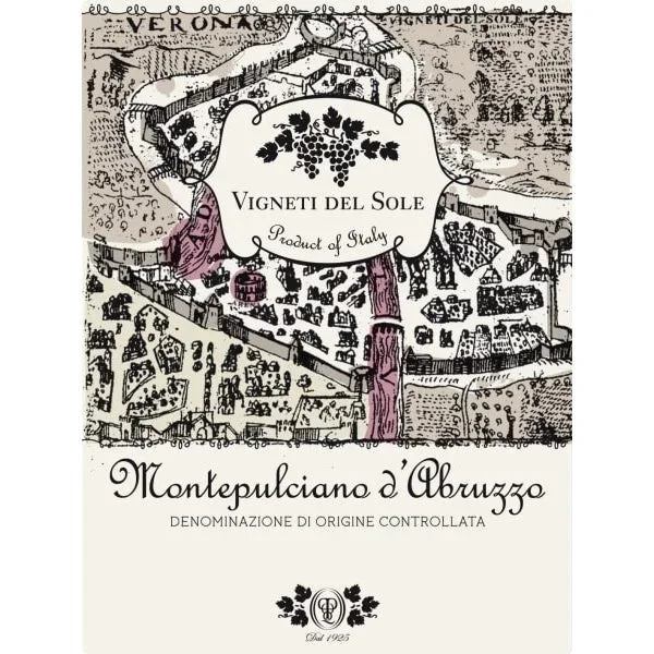 Vigneti del Sole Montepuciano D’Abruzzo 1.5L