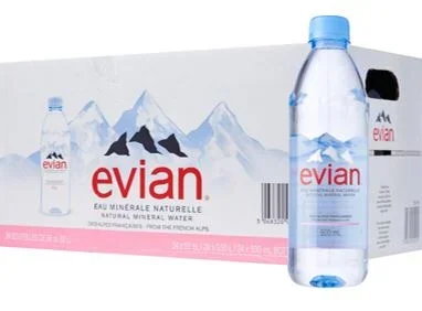 WATER EVIAN MINERAL 24X50CL EVIAN (#123301)
