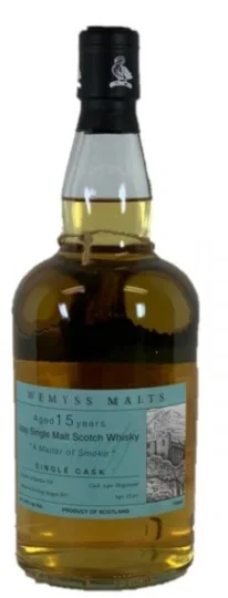 Wemyss Malts A Matter Of Smoke 15 Year Old Single Malt Scotch Whisky