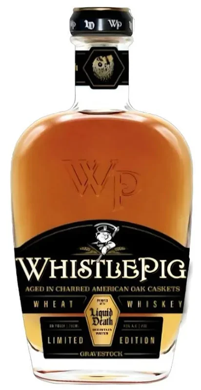 Whistlepig Gravestock Wheat Whiskey Liquid Death Edition 750ml
