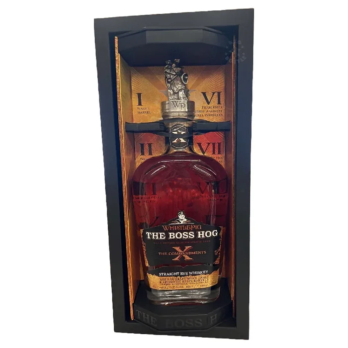 WhistlePig The Boss Hog X The Commandments Straight Rye Whiskey (750 ml)