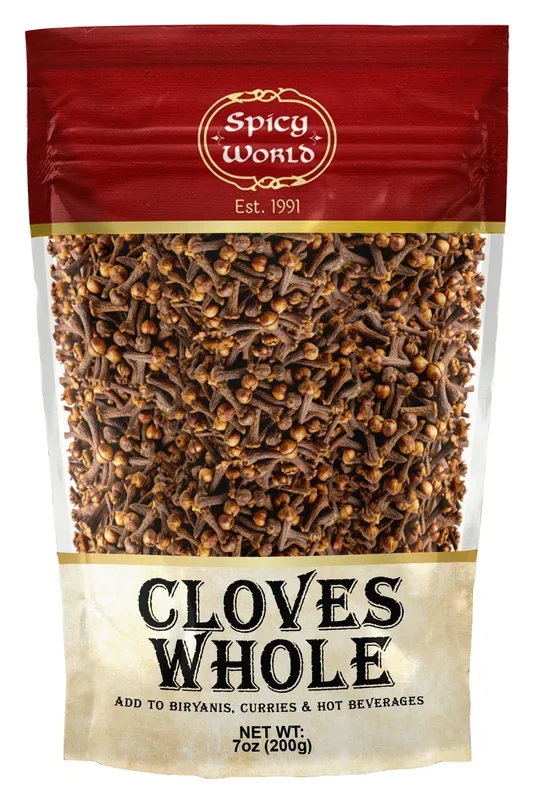 Whole Cloves 7 Oz Bag – Great For Foods, Tea, Pomander Balls, And Even Potpourri – By Spicy World