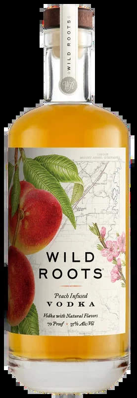 Wild Roots Peach Infused Vodka 750ml