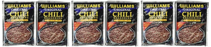 Williams Original Chili Seasoning (Pack Of 6)