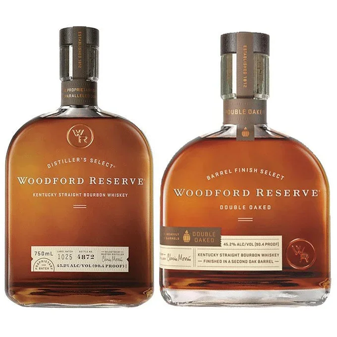 Woodford Reserve Bourbon & Double Oaked Bourbon Bundle