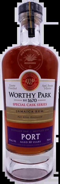 Worthy Park Special Cask Series Jamaica Rum- PORT 10 years 750ml