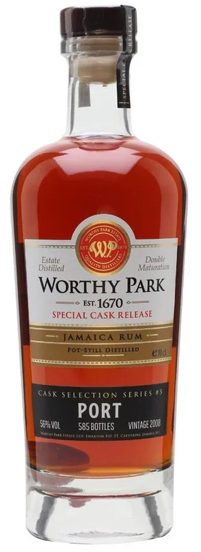 Worthy Park Special Port Cask Jamaican Rum 10 Year Old750ml