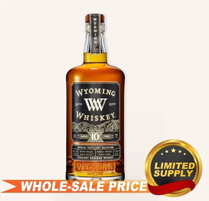 Wyoming Whiskey Anniversary Edition 10Yr Straight Bourbon Whiskey 750ml