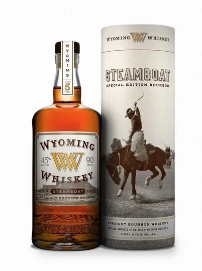 Wyoming Whiskey Special Steamboat Edition 5 Year Old Straight Bourbon