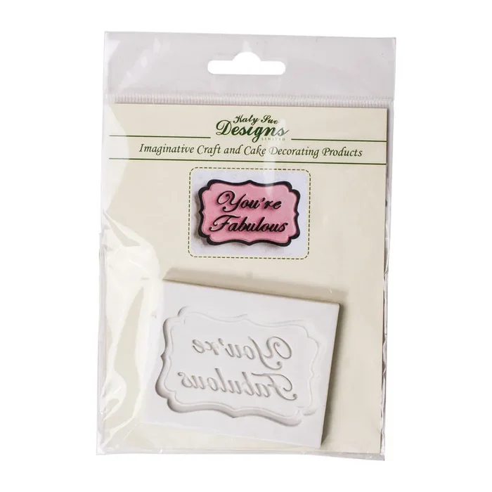 YOU’RE FABULOUS PLAQUE SILICONE MOULD CP0007 (#61509)